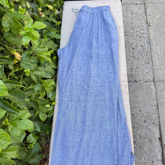 POETRY 100% Linen Pants, Relaxed Fit Size 14 - Picture 13 of 14